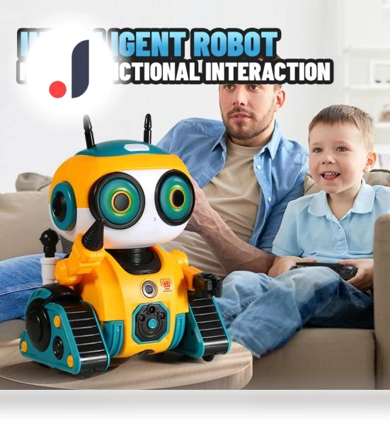 Gesture-Controlled Robot Toy with LED Eyes — Interactive Figures & Robots, Toy