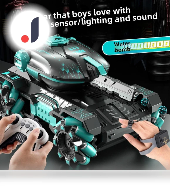 Gesture Sensing Drift Tank — Interactive Figures & Robots, AI Supermarket