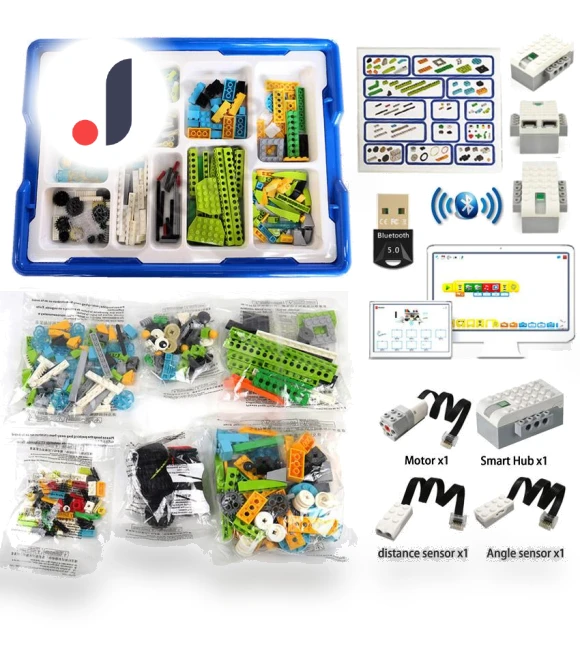 High-Tech Robotics Construction Basic Building Blocks Set — Construction Kits, WeDoing