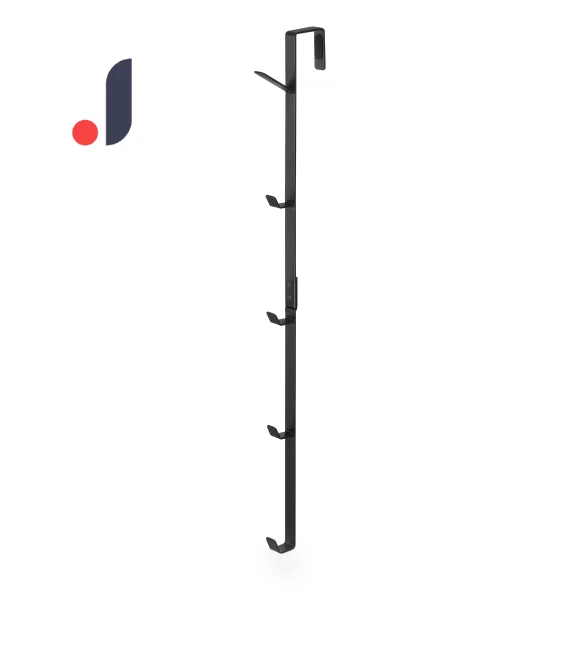Long Black Door Hanger — Wardrobe Storage, Yamazaki