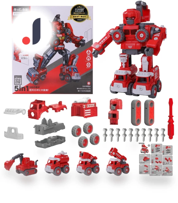 Mechanical Driver Robot Transformer Building Toy Tool — Construction Kits, TAKUMIYA