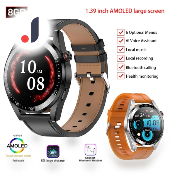 Men's Business Smart Watch — Smartwatches, Tiktop2