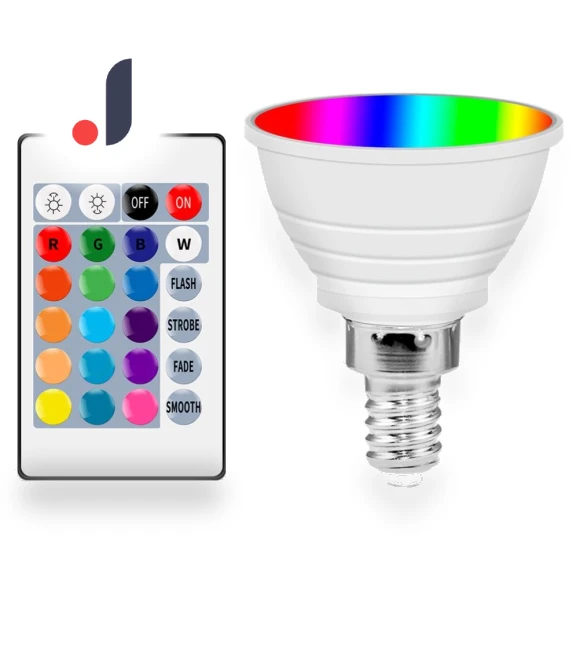 RGB Light Cup LED Bulbs — LED, TOMTOP JMS