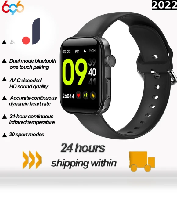 Smart Watch with Bluetooth Call and Fitness Tracking — Smartwatches, Tiktop2