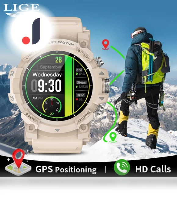 Smart Watch with GPS Positioning for Outdoor Sports — Smartwatches, LIGE