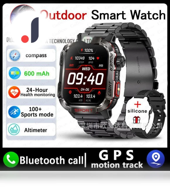 Smart Watch with LED Banknote Detector — Wearable Accessories, Best Electronics