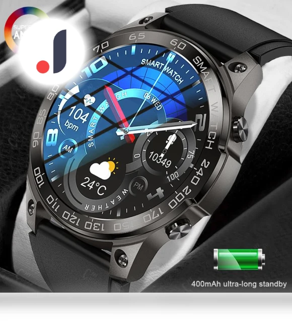 Waterproof Smartwatch with Always-On Display — Smartwatches, Tiktop2
