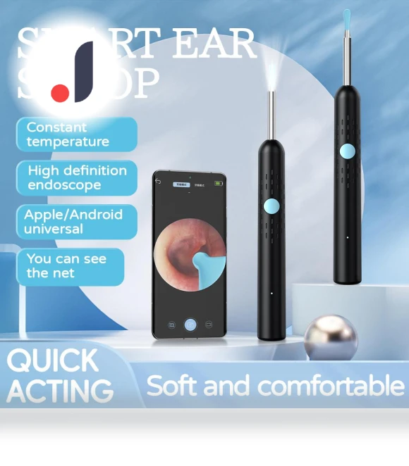 Wireless Smart Visual Ear Cleaner Otoscope — Syringes, Lntelligent Living Hall