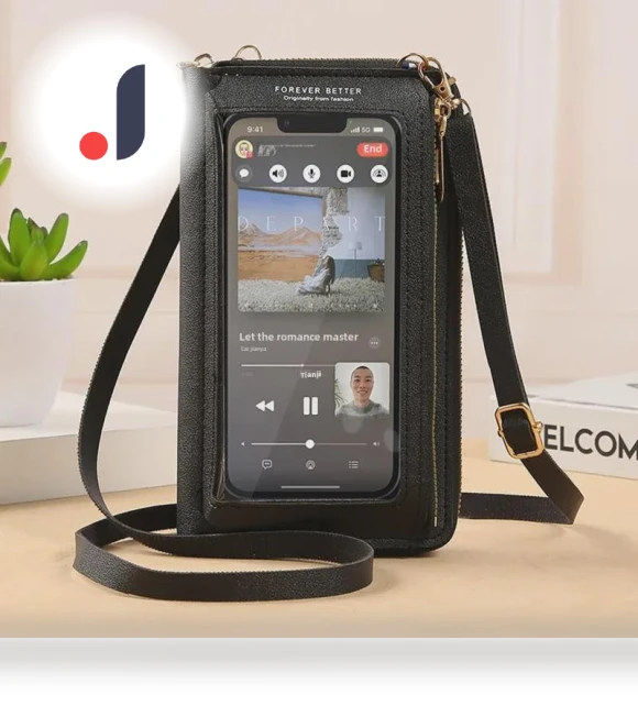 Anti-theft shoulder bag with touch screen — Shoulder, Got Now
