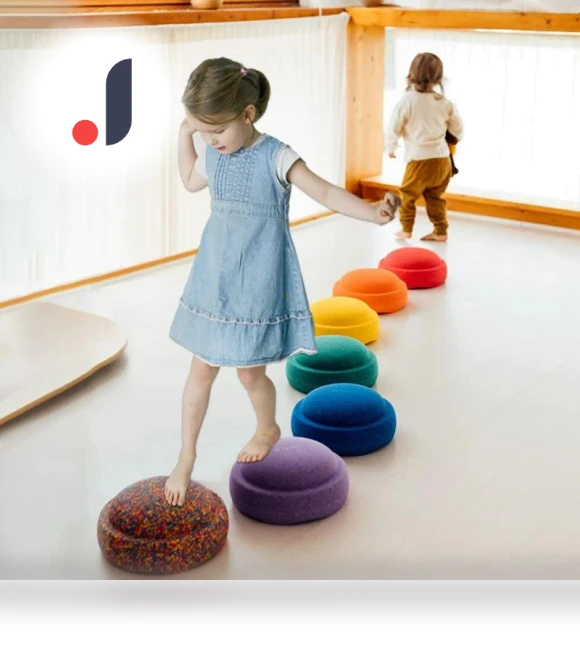 Balancing Stepping Stones Set — Stacking Blocks, Healthy life for you