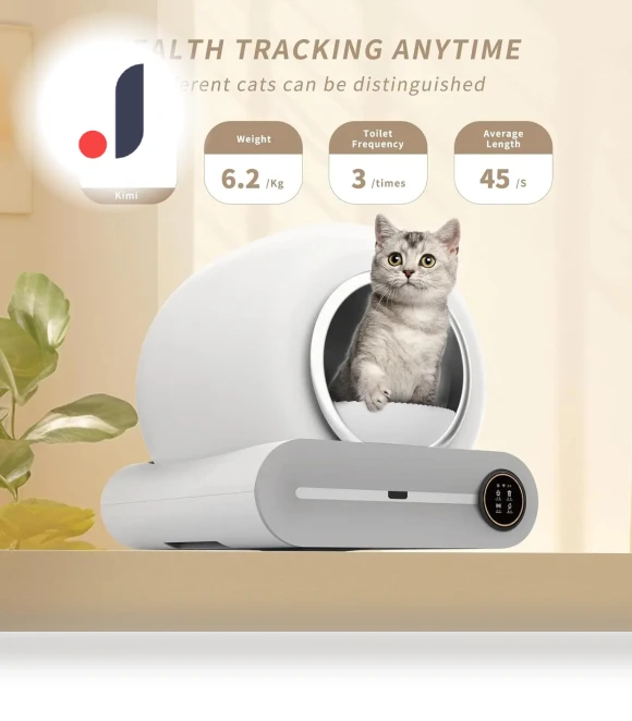 Fully Automatic Smart Cat Litter Box — Waste Bins, HOME-Auto-001