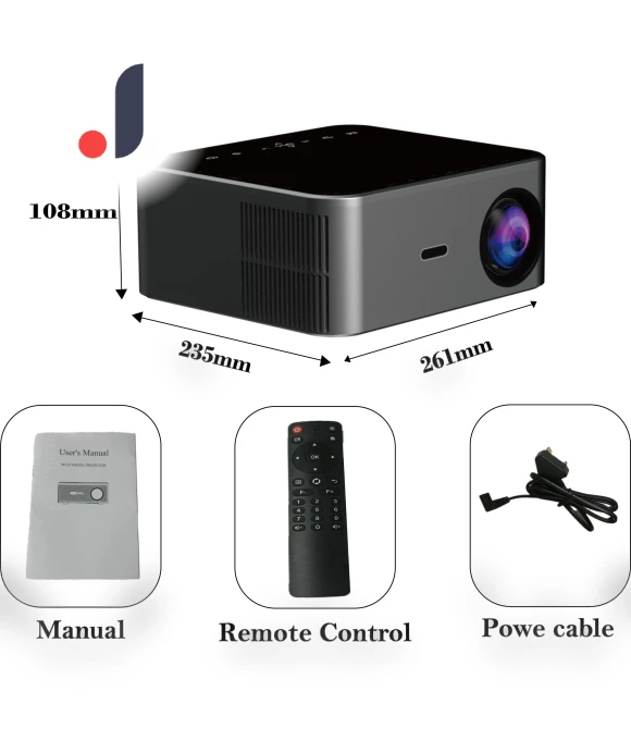 LCD Smart Projector 4K — Home Theater Projectors, Essager Electronic