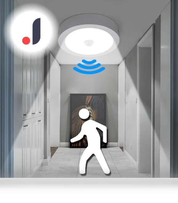 Motion Sensor LED Light Panel — Outdoor Security & Flood Lighting, HOME-Auto-001