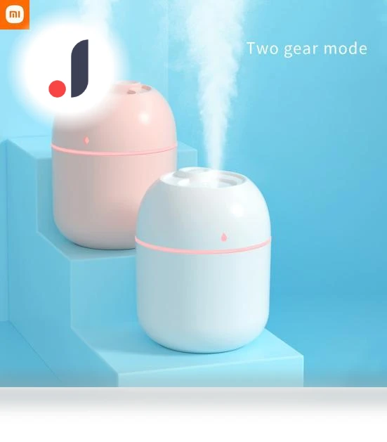 Portable Humidifier with LED Night Light — Air Moisturizers, Xiaomi