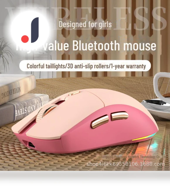Silent Dual-Mode Wireless Mouse — Mouse Pads, VantaGoods