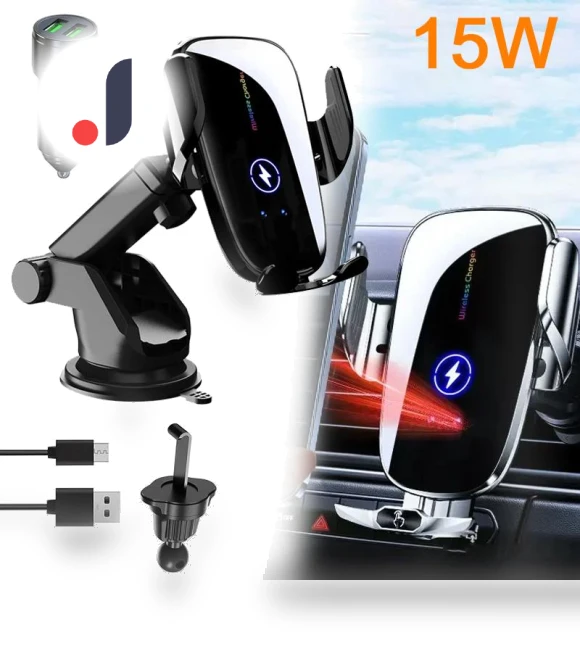 Smart Car Charger with Magnetic Phone Holder — Chargers, HOME-Auto-001