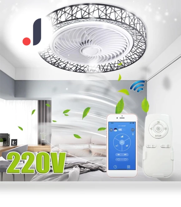 Smart LED Ceiling Fan with Light — Ceiling Fans, The Romantics
