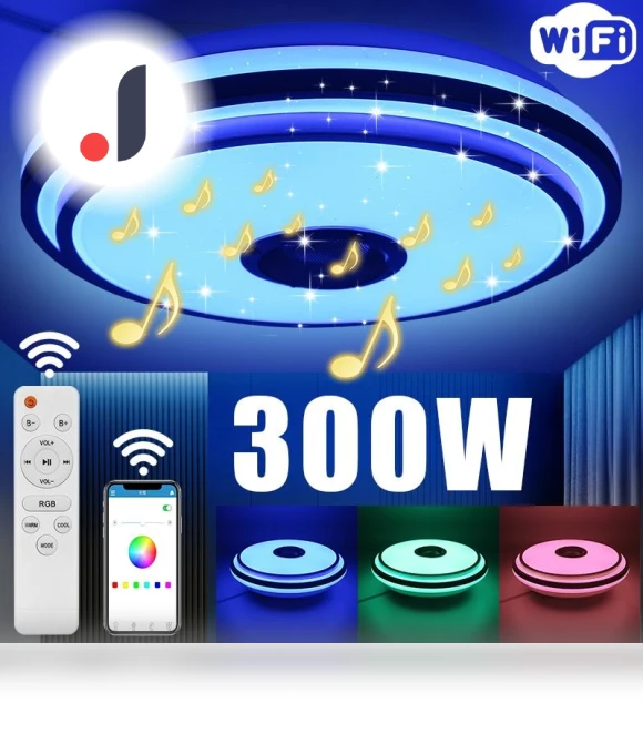 Smart LED Ceiling Light — Overhead Lighting, Ideal World