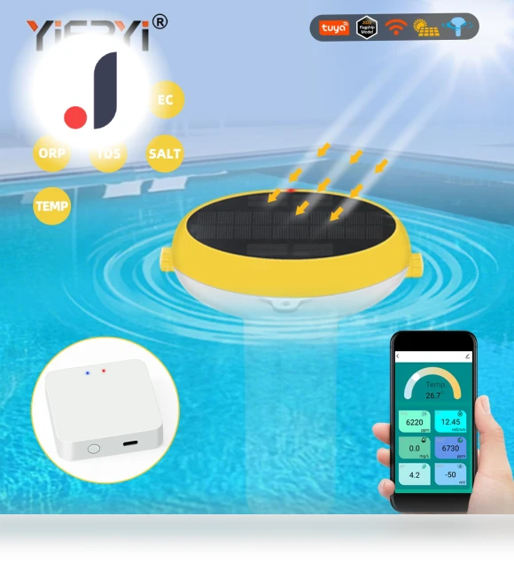 Smart Pool Chlorine Monitor — pH Testers, yieryi