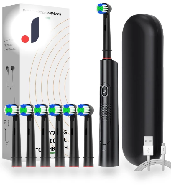 Smart Rotating Electric Toothbrush — Rotating Electric Toothbrushes, Light makeup