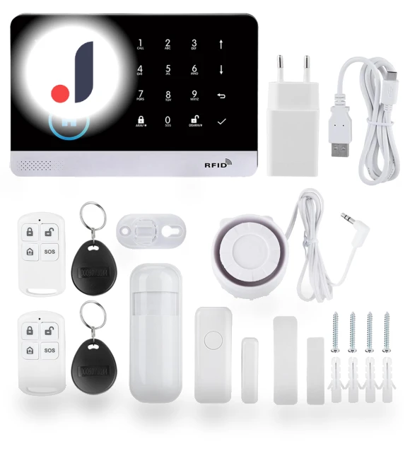 Wireless GSM+GPRS WIFI Smart Home Security Alarm System Kit — Smart Home Security, KONNWEI