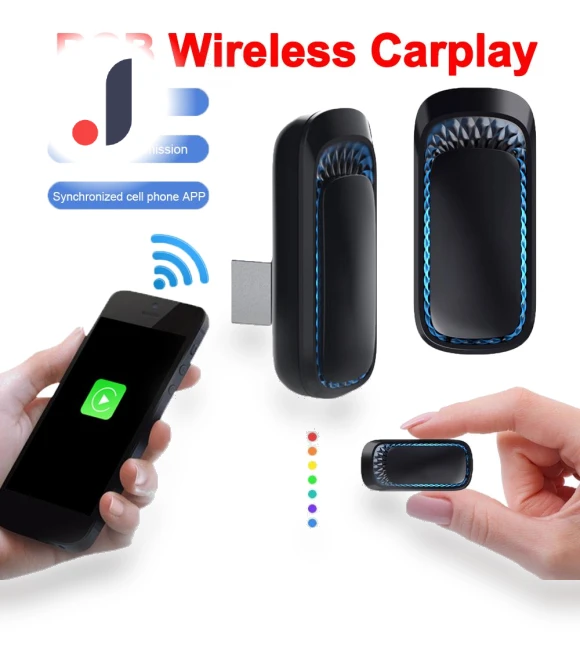 Wireless RGB Carplay Smart AI Box Adapter — Stereo Receivers, HOME-Auto-001