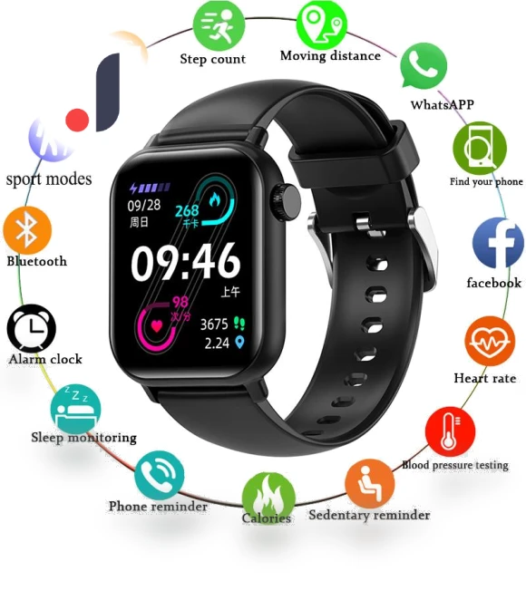 Bluetooth Call Smart Fitness Watch — Smartwatches, Tiktop2