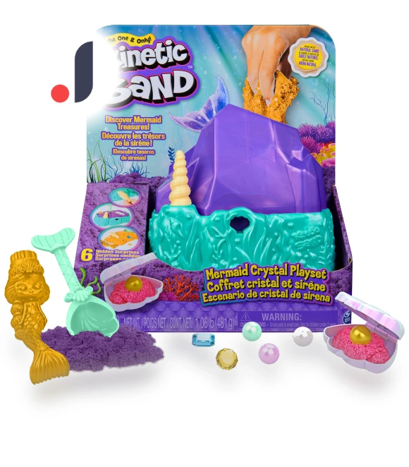 Crystal Mermaid Sensory Toy Set — Infant & Early Childhood Playthings, SAMURAI STYLE