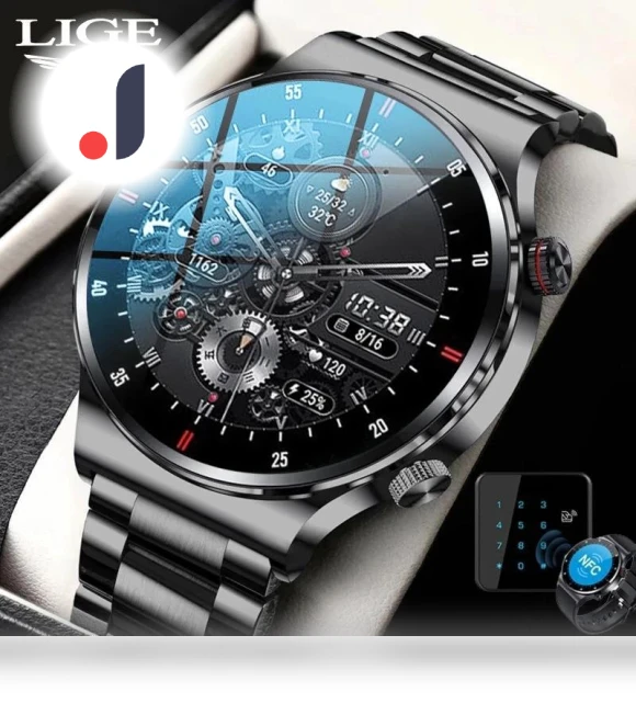 ECG + PPG Bluetooth Call Smartwatch — Smartwatches, LIGE