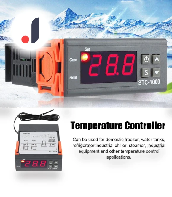 LED Digital Thermostat Relay Temperature Controller — Home Climate Control, IKEA Supermarket