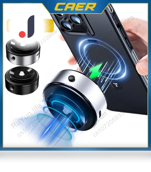 Magnetic Phone Holder with Wireless Charging — Chargers, Auto Accessories Home