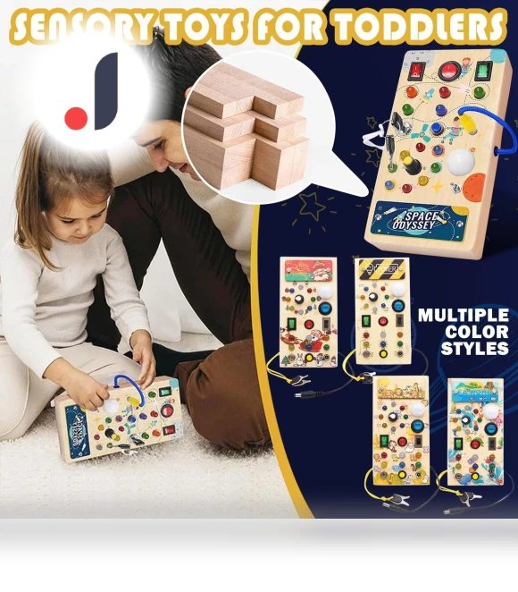 Montessori Busy Board — Infant & Early Childhood Playthings, Happy Home Mall