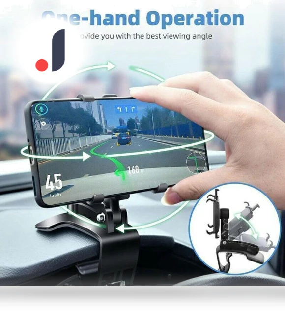 Rotatable Smartphone Bracket — Dashboard Installation Kits, Actually lighting