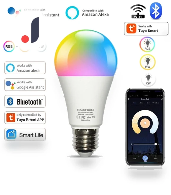 Smart Bulb RGBCW LED Light — Smart Home Modules, Good Household Items