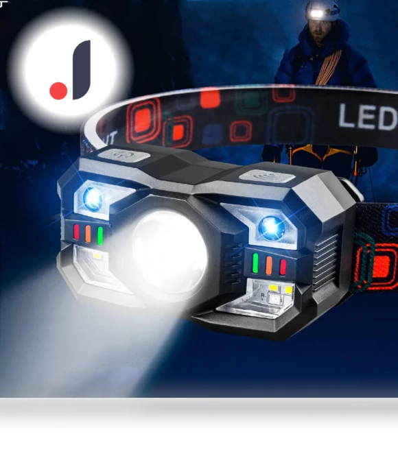 Smart Induction Headlight — Portable Flashlights, Jiangnan E
