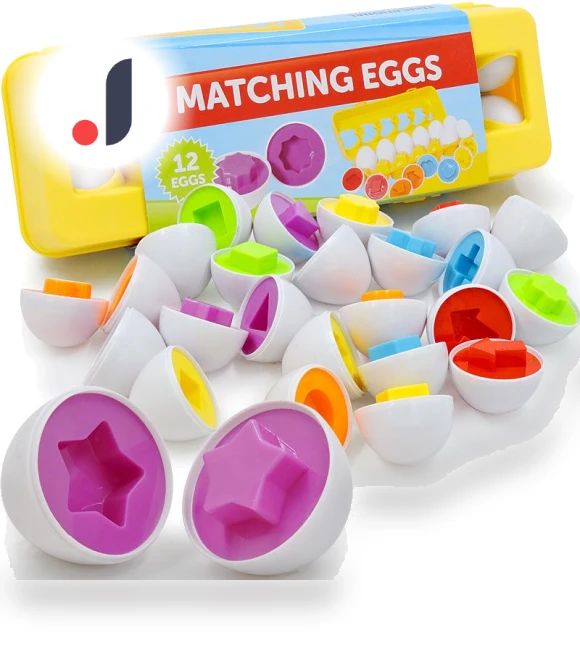 Smart Montessori Eggs in Cup — Infant & Early Childhood Playthings, Bai Fen Bai Toys