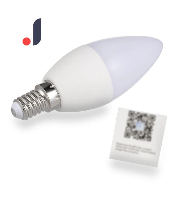 Smart RGB+W+C LED Candle Bulb — LED, Build My Home