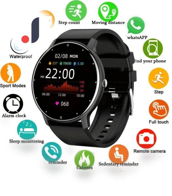 Smartwatch with Full Touch Screen — Smartwatches, Wula Mall
