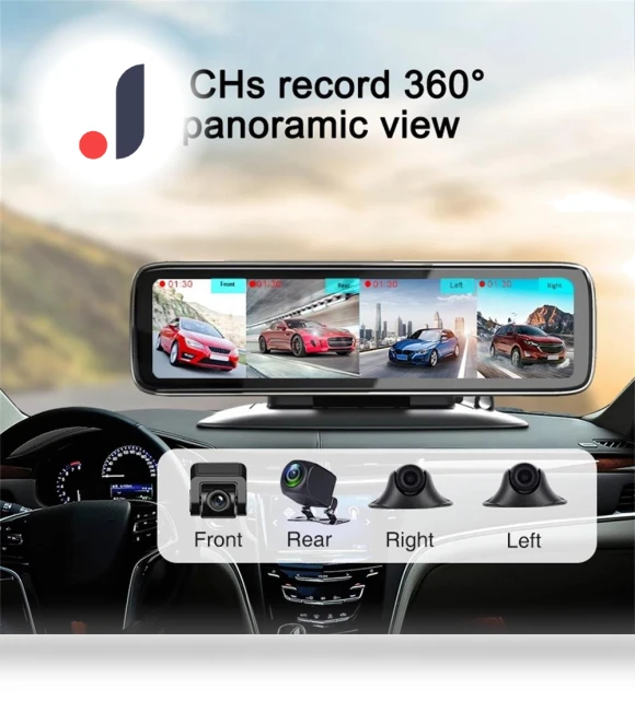 360° Panoramic Car Dashboard DVR — Dashboard Cameras, Rustic Elegance House