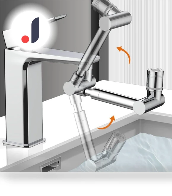 Faucet-Rotating 1440° Robotic Arm Faucet — Smart-Touch Kitchen Faucets, Timnamy
