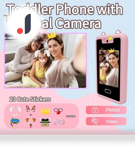 Kids Smartphone Toy — Interactive Learning Devices, Vogue Wardrobe