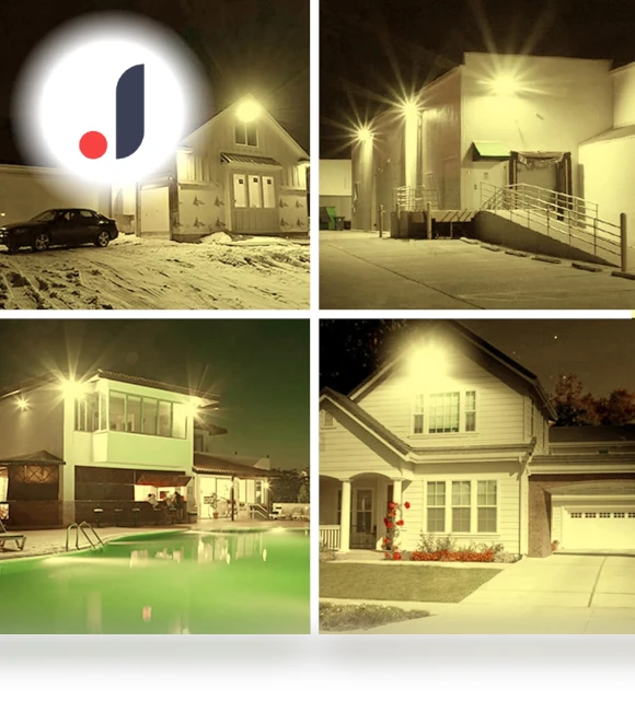 LED Floodlight with Motion Sensor — Outdoor Security & Flood Lighting, Willpower