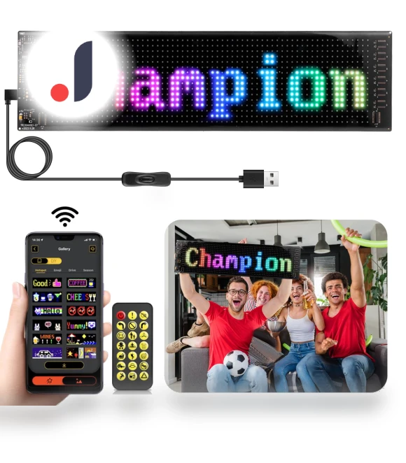 Programmable Smart USB LED Pixel Matrix Display — Video Walls, HOME-Auto-001