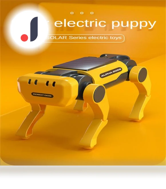 Quadruped Bionic Smart Robot Toy — Solar Power, Fangokv
