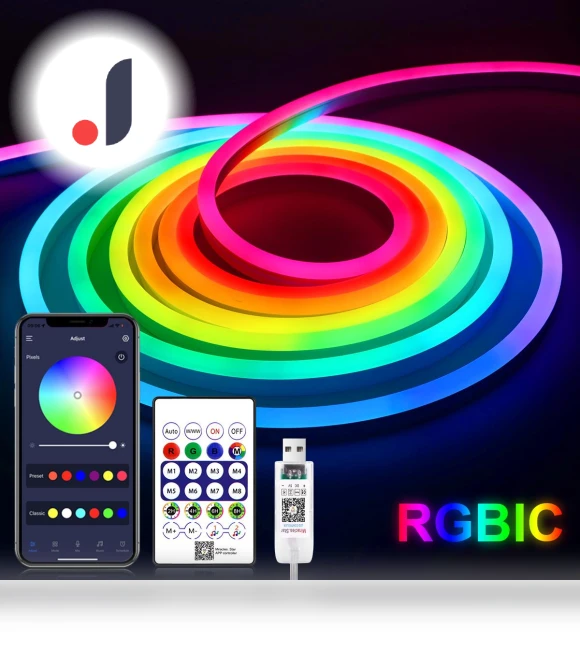 RGBIC Neon LED Strip — LED Strips, HOME-Auto-001
