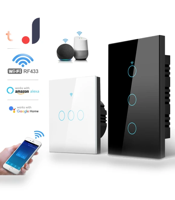 Smart Light Switch WiFi Touch Sensor — Dimmer Switches, HOME-Auto-001