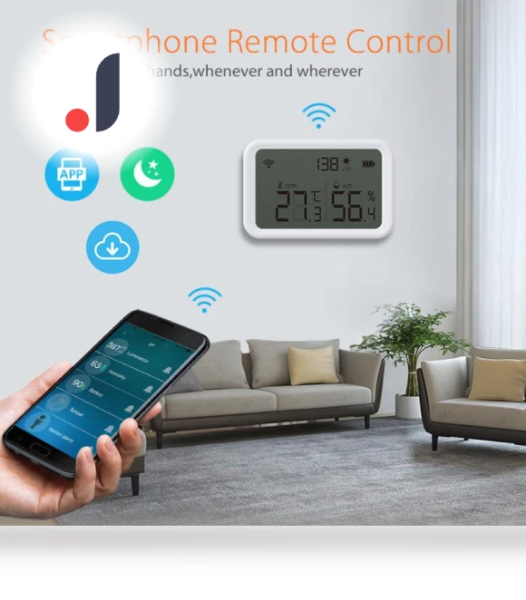 Smart Temperature and Humidity Sensor — Home Climate Control, HOME-Auto-001