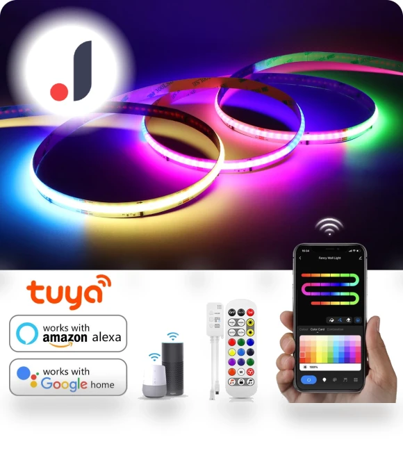 Smart WiFi RGBIC COB Neon LED Strip — LED Strips, HOME-Auto-001