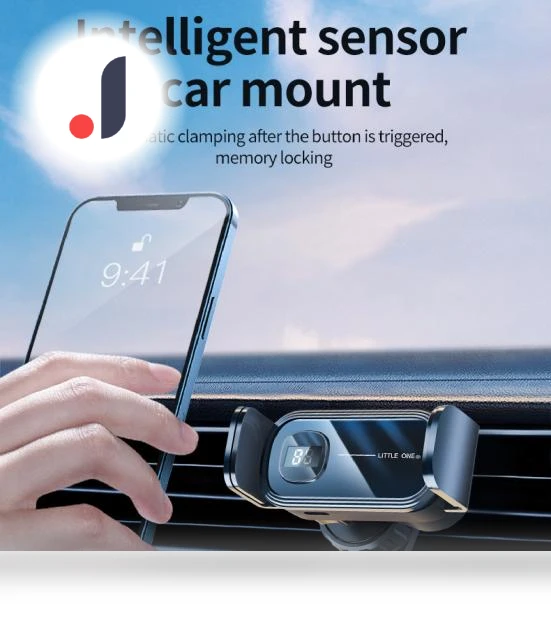 Universal Mini Smart Electric Lock Car Phone Holder — Dashboard Installation Kits, Optimized General