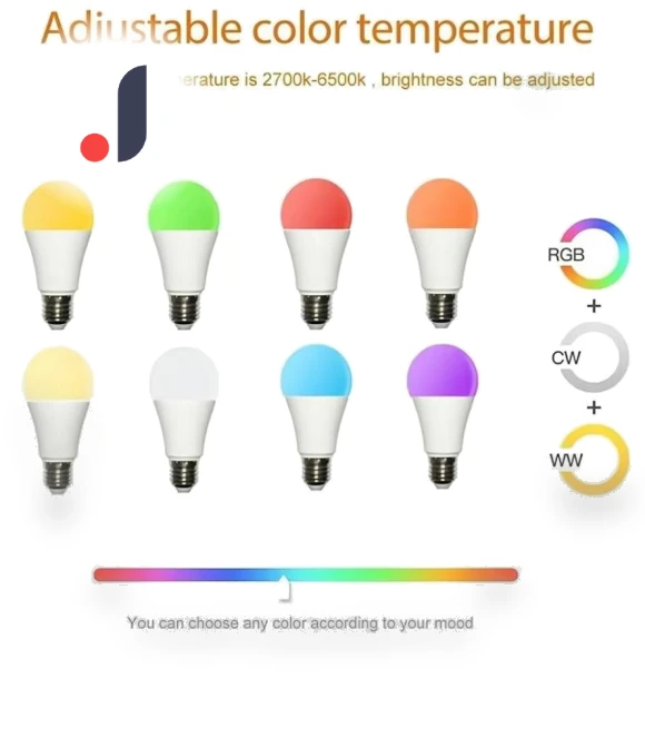 WiFi Smart LED Bulb — LED, Rainbow Rain
